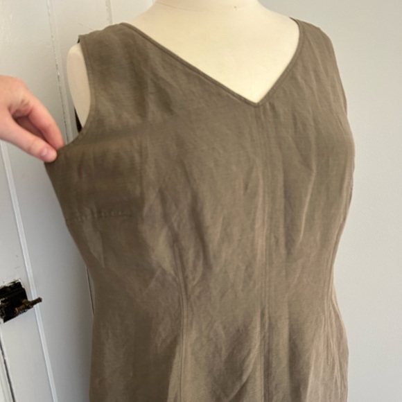 Vintage Silk Linen Blend Dress - Picture 4 of 7